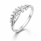 Olive Leaf Grace Ring