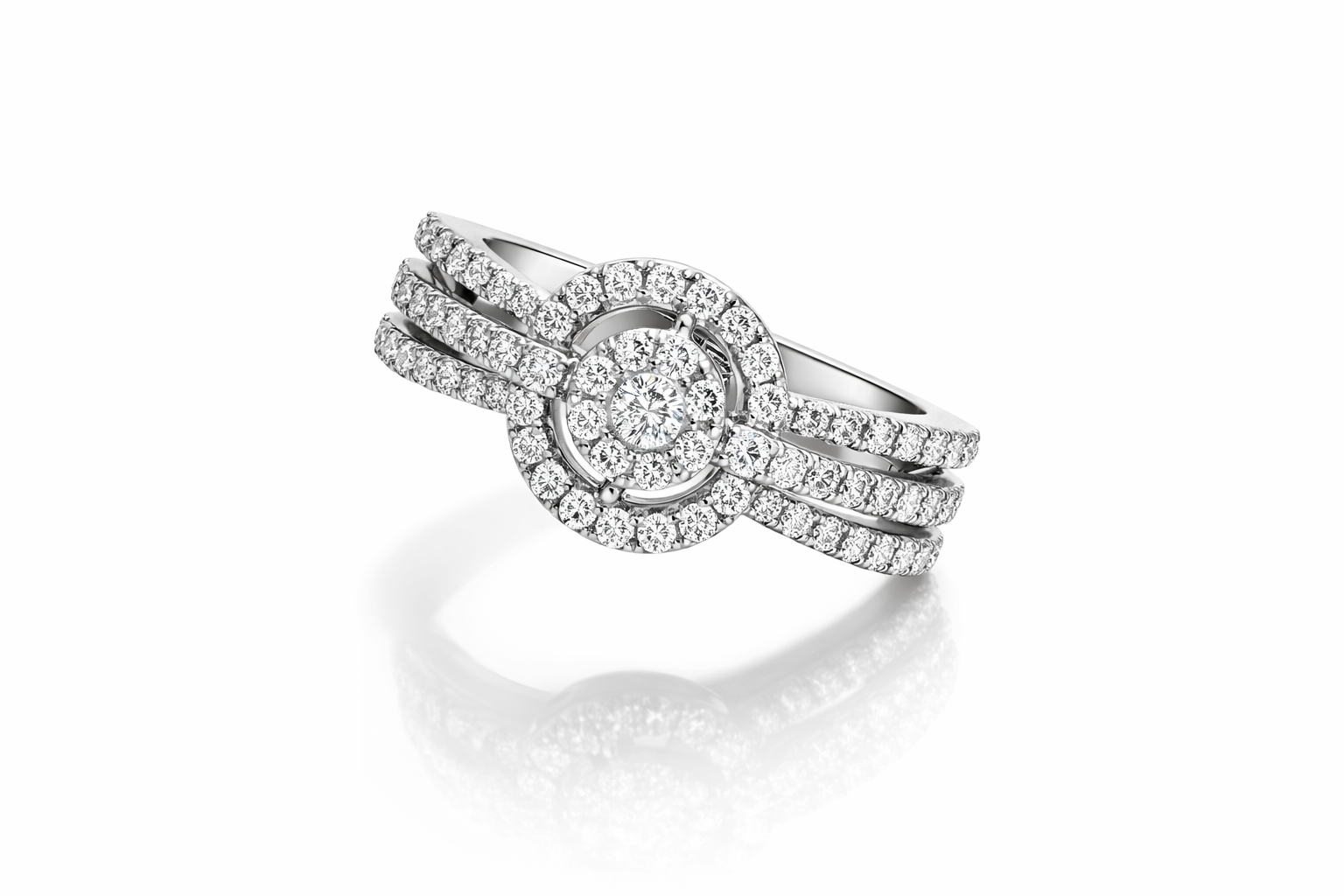 Multi-Row Elegant Party Ring