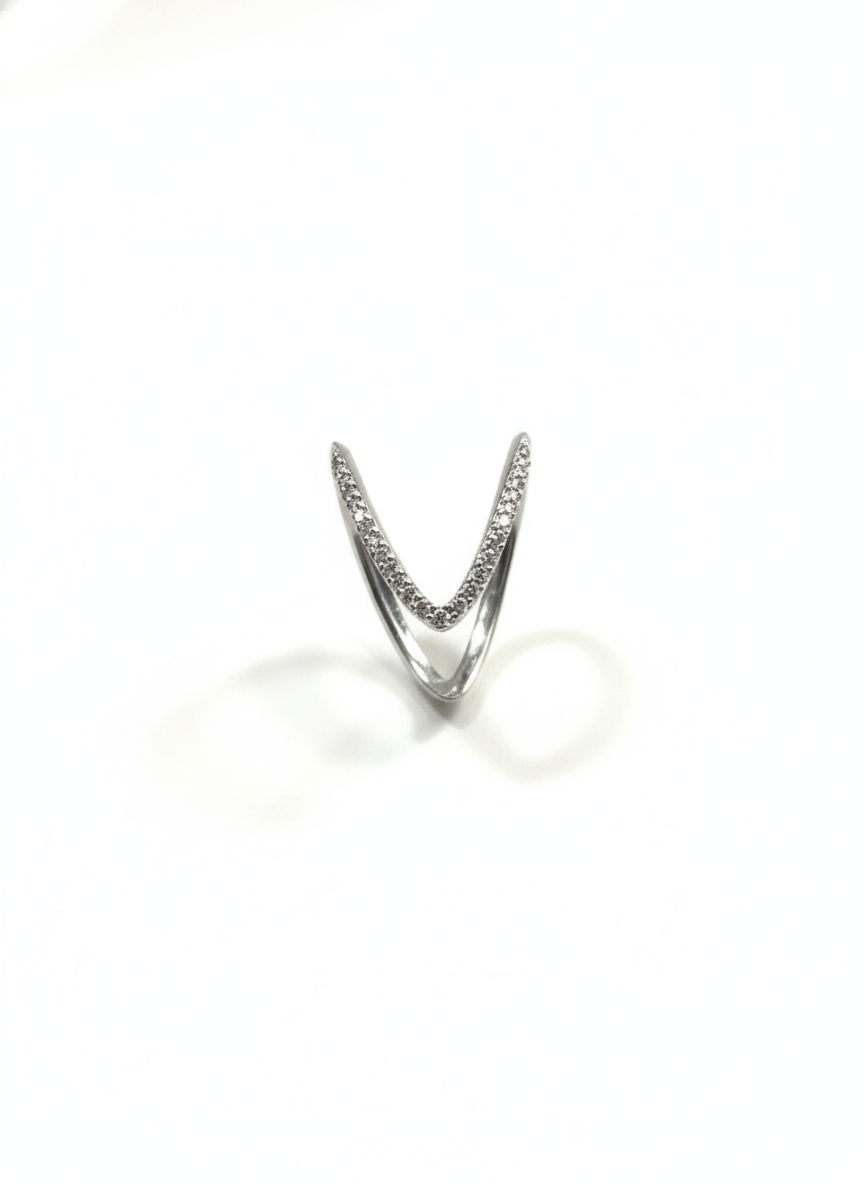 Reversible V-Contour Ring