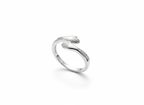 Hug Me Forever Silver Ring - 925 Sterling Silver Ring | White Background Studio Product Photo | Athira Jewels