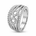 Triple Band Sparkle Ring - 925 Sterling Silver Ring | White Background Studio Product Photo | Athira Jewels