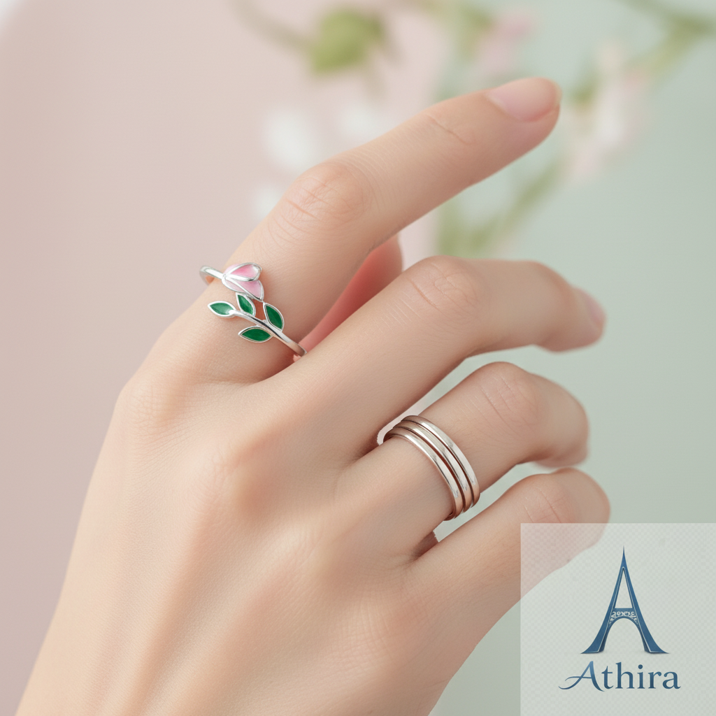 925 Sterling Silver Lotus Blossom Ring