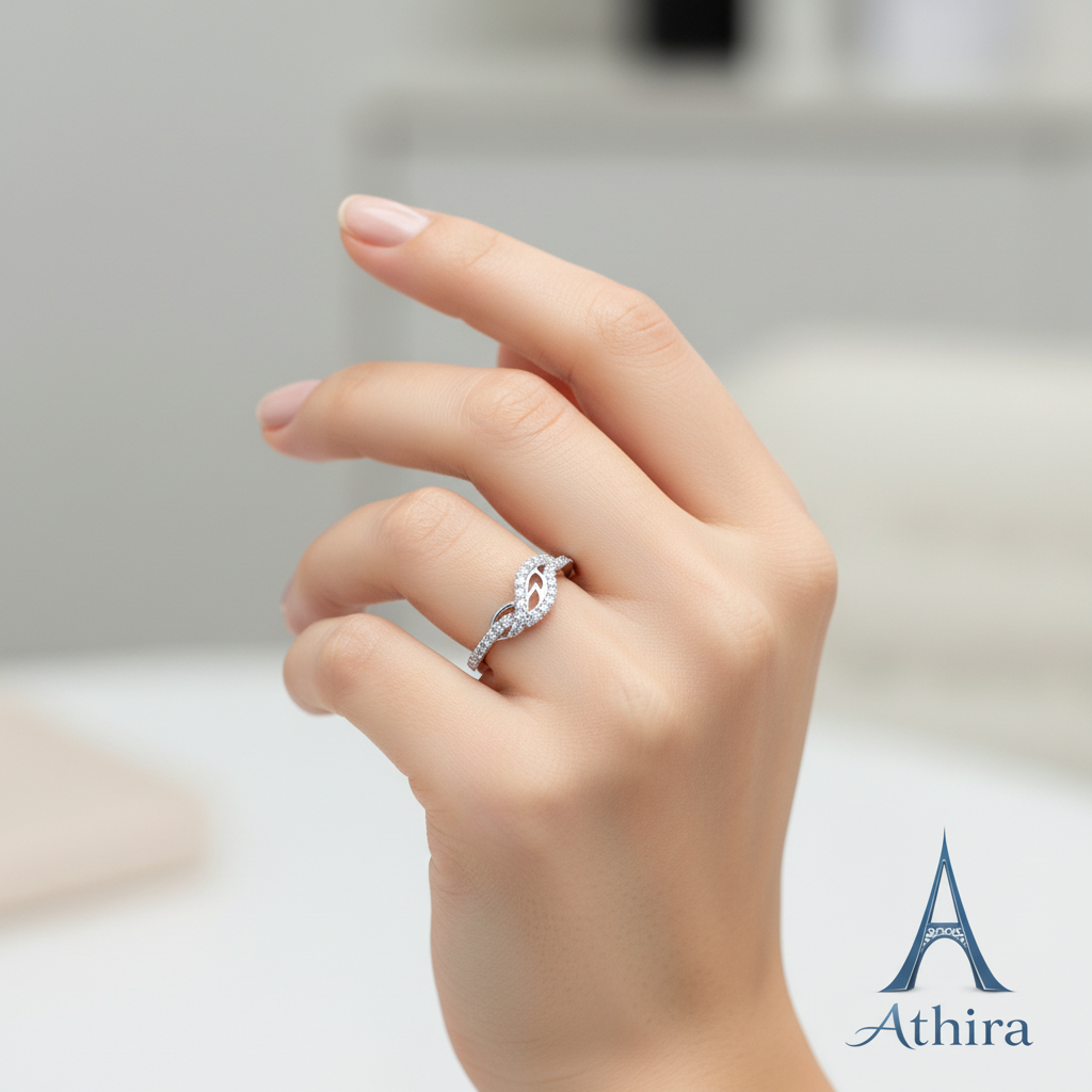 925 Sterling Silver Twisted Grace Ring