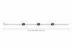 Sterling Silver Mystic Quartz Link Bracelet