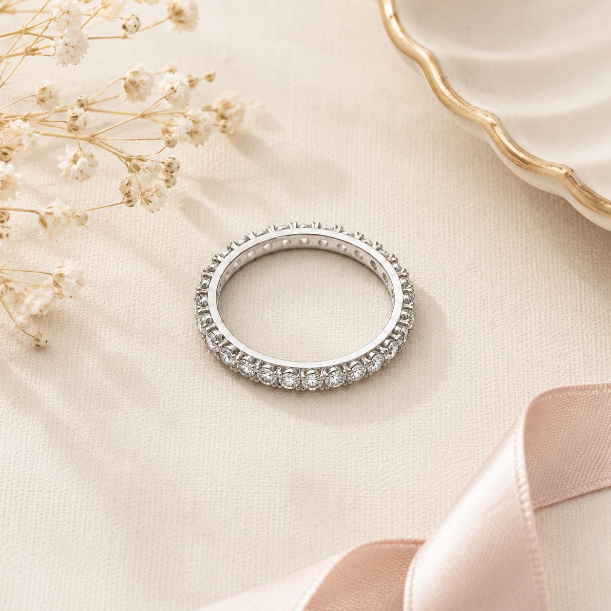 Elegant Diamond Band Ring