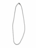 Rhodium Plated Sterling Silver Matar Mala Chain