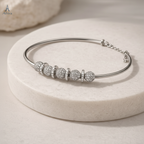 Bracelet on marble platform
