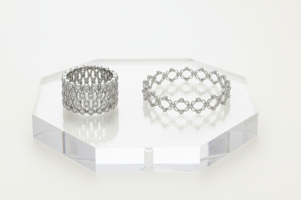 Convertible Ring-Bracelet - Branded Background