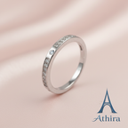 Diamond-Accent Band Ring - Blush