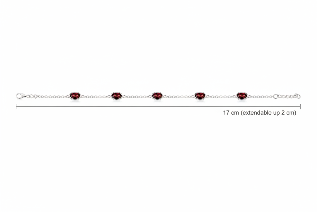 Garnet Bracelet Technical Measurement