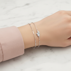 Hamsa Bracelet Stack — Lifestyle Shot