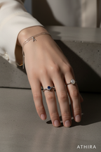 High-resolution styled lifestyle image with Athira branding