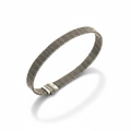 Oxidised Sterling Silver Mesh Bracelet