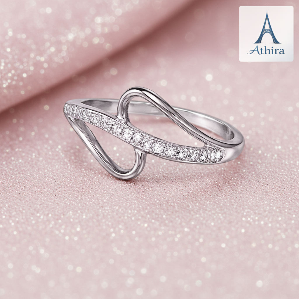 Infinity Curve Ring - Athira Branded