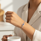 Infinity Evil Eye Bracelet — Coffee Cup