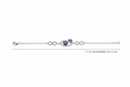 Infinity Evil Eye Bracelet — Technical Measurement Image