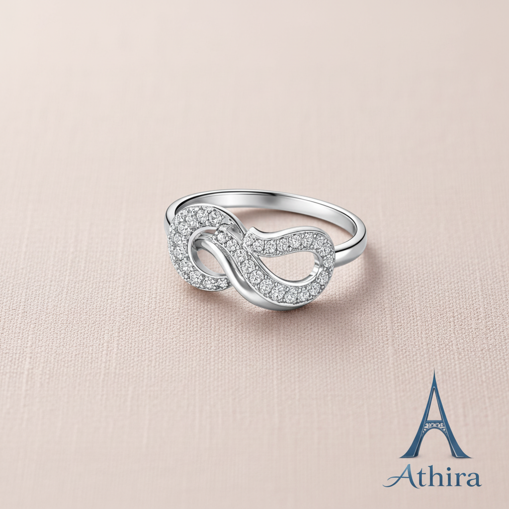 Infinity Sparkle Ring - Branded