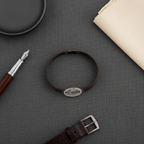 Mahadev Silver Mesh Bracelet – Flat Lay Editorial
