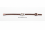 Mahadev Silver Mesh Bracelet – Technical Spec Image