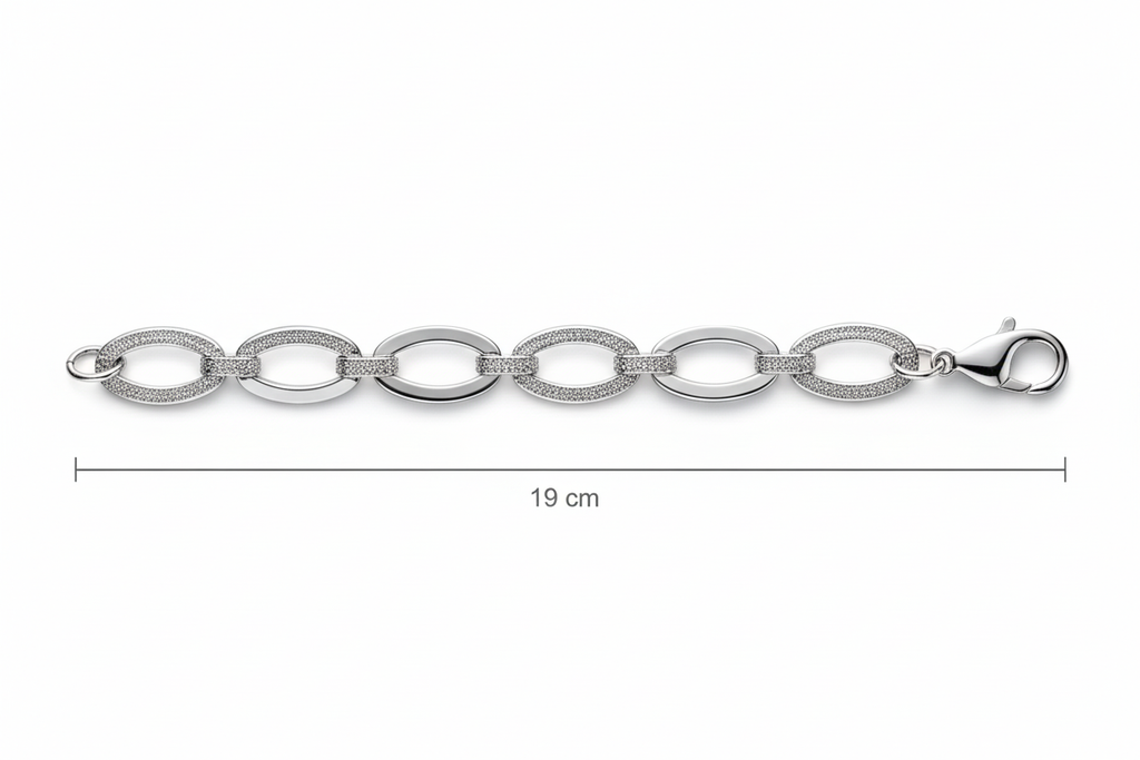 Sterling Silver Bracelet – Technical Size Reference